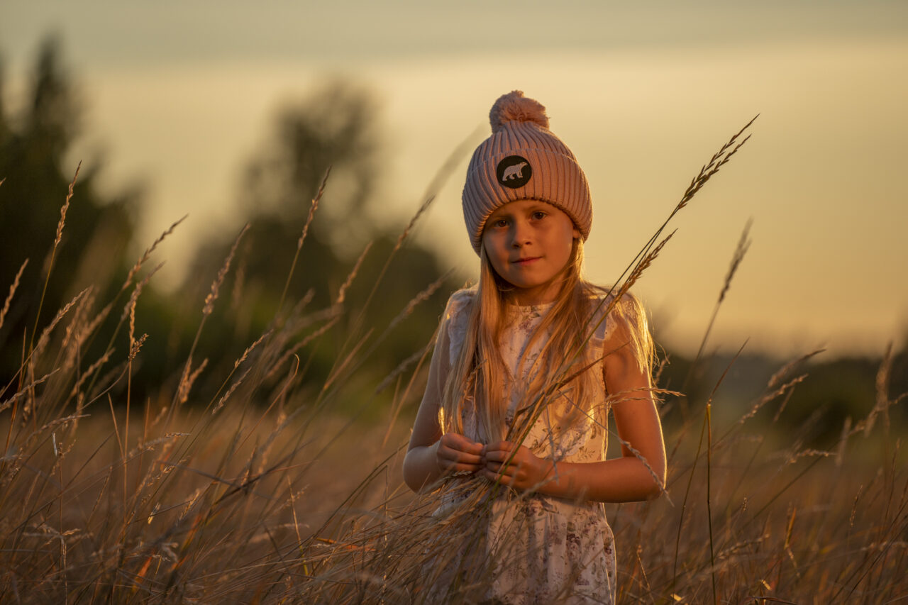 Super Yellow fall beanie shoot