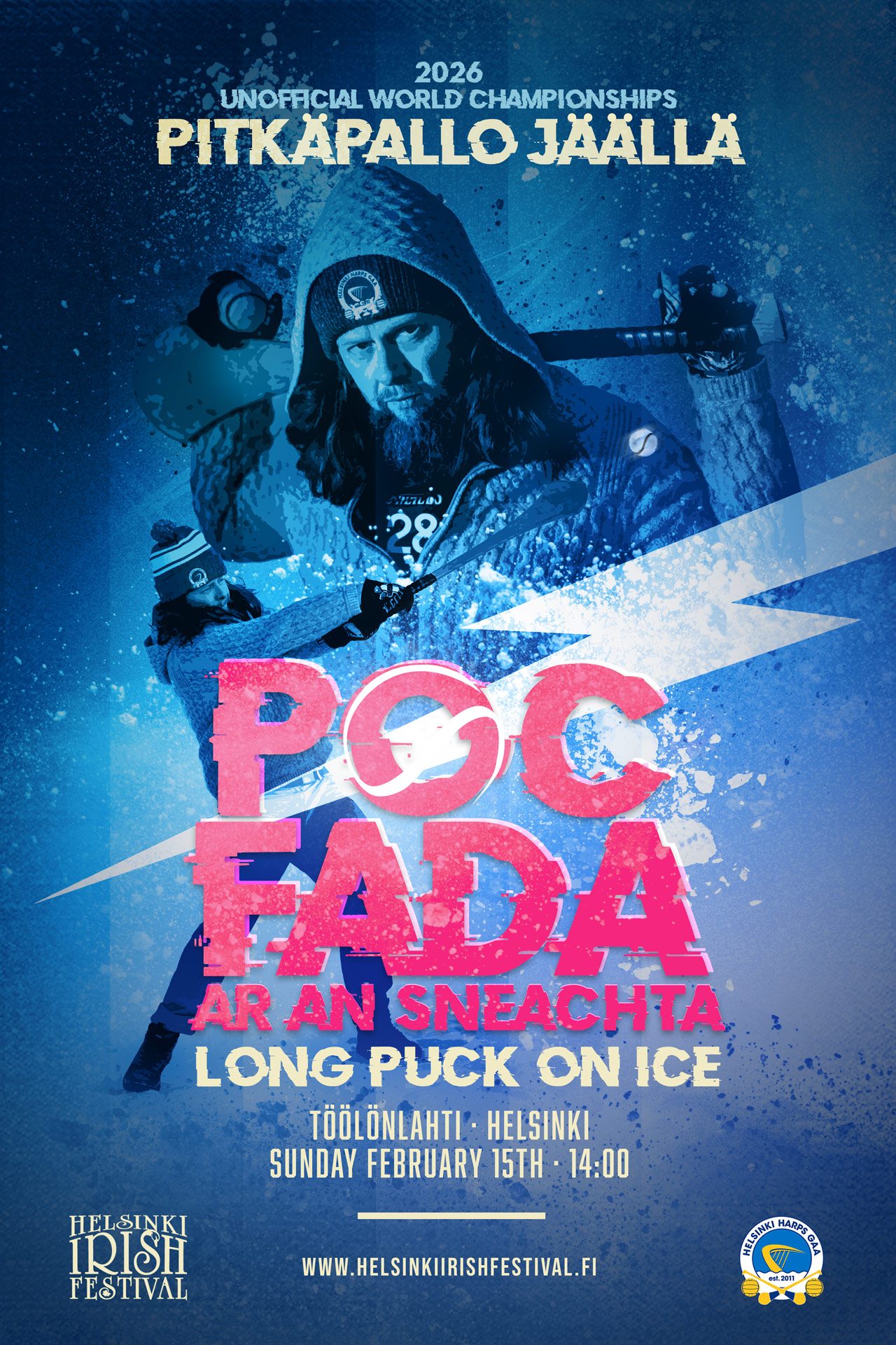Poc Fada on Ice, Hurling in Helsinki 2026